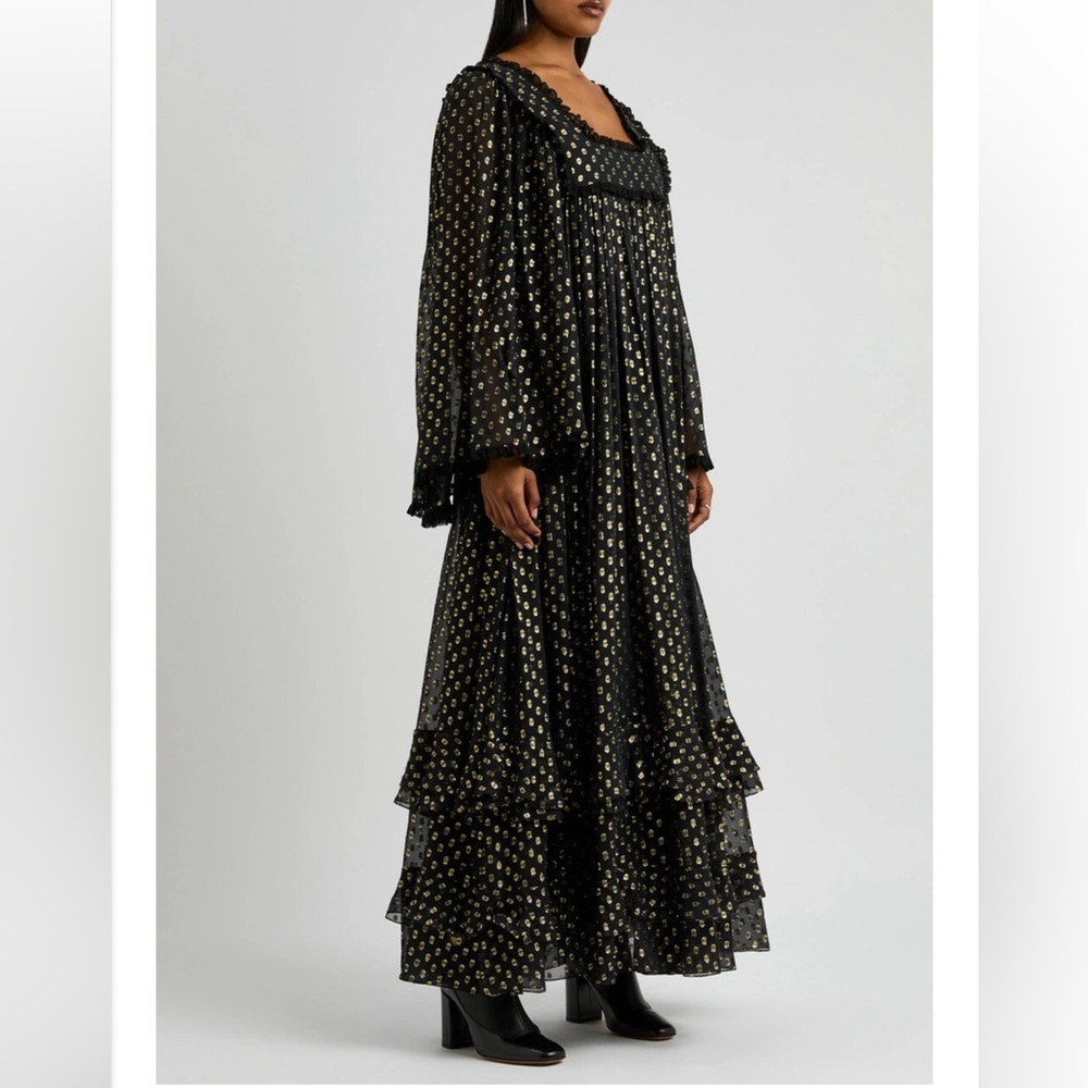 NWT Chloe Maxi Dress Black - Picture 3 of 15